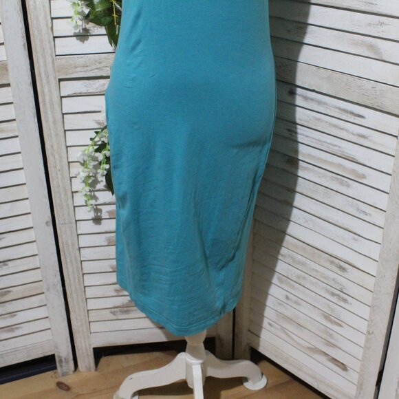 Lululemon Teal Blur Tank Dress Open Back Sleeveless (211) - Picture 3 of 13